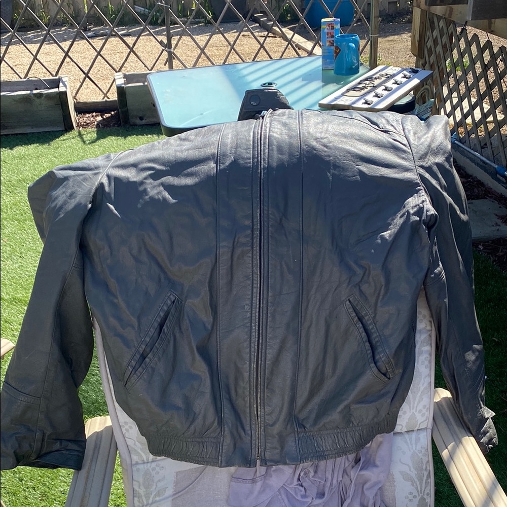 Men's Black Leather Jacket